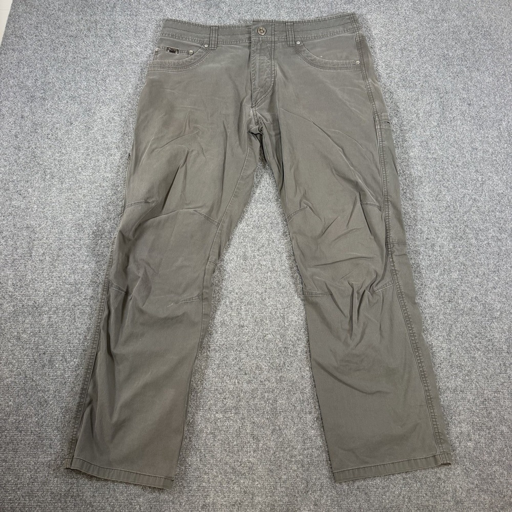 Kuhl Pants Mens 33x30 Gray Revolvr Utility Outdoor Hiking Patina Dye 5 Pocket